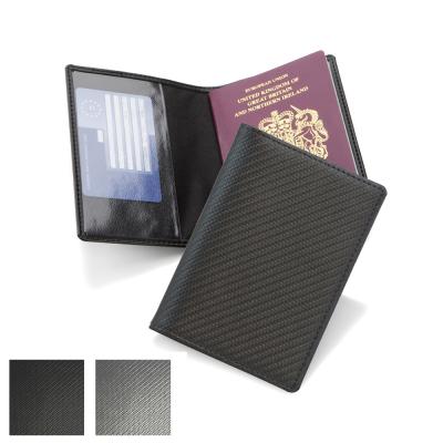 Image of Carbon Fibre Textured Basic Passport Wallet